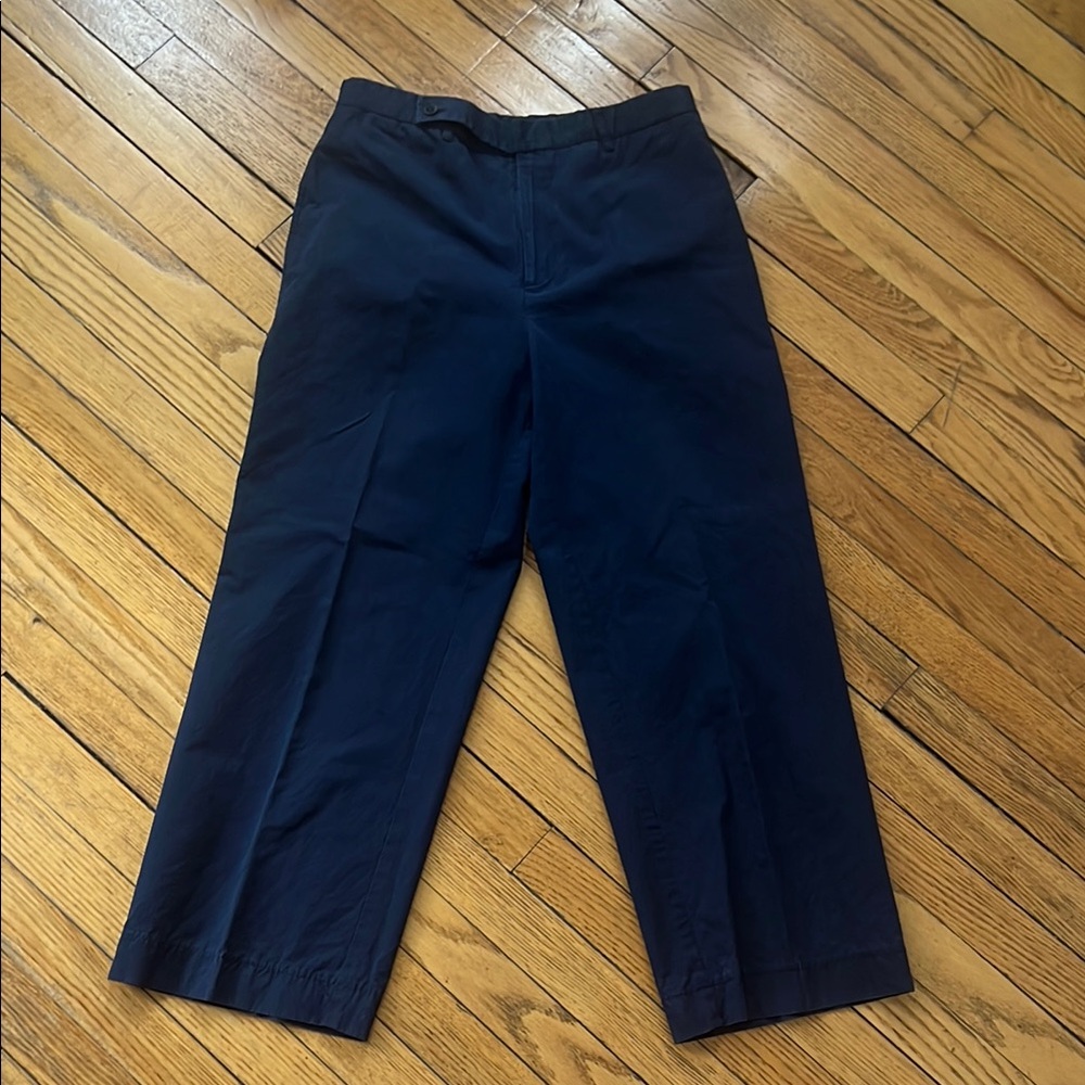 Ralph Lauren Blue Chinos Tailored High-Rise